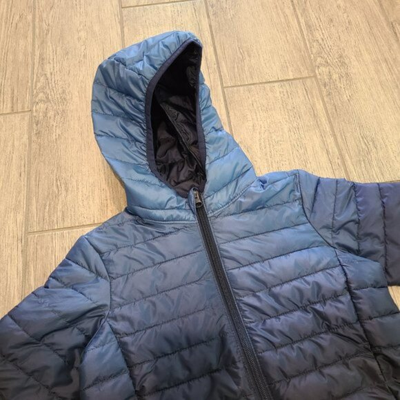 Gap kids boys blue ombre lightweight puffer winter jacket size XS - Picture 3 of 7